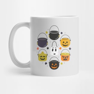 Halloween Candy Buckets Mug